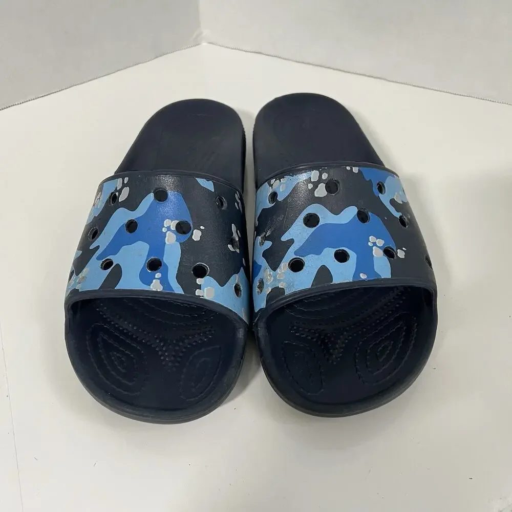 CROCS Classic Slide Blue Camouflage M10 W12